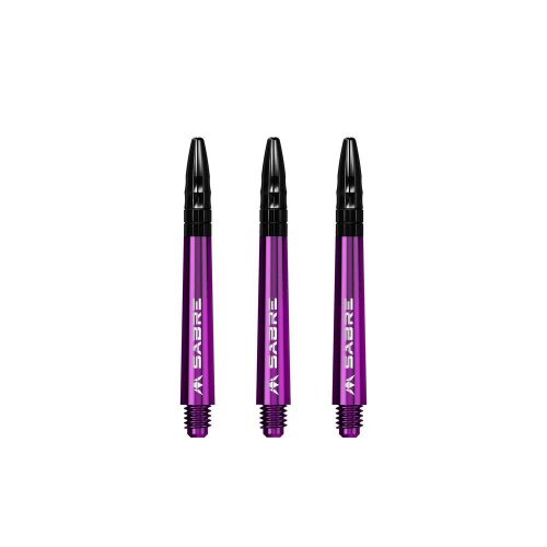 Násadky na šipky Mission Sabre fialové kovový top, střední+ 44,5mm