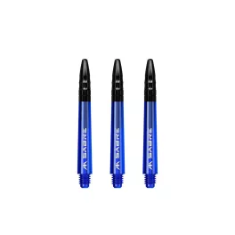 Násadky na šipky Mission Sabre modré kovový top, střední+ 44,5mm