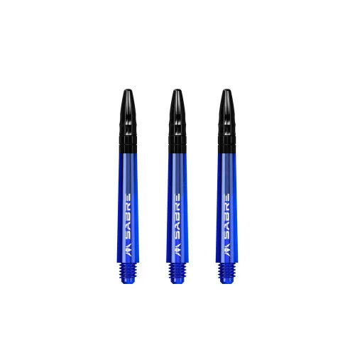 Násadky na šipky Mission Sabre modré kovový top, střední+ 44,5mm
