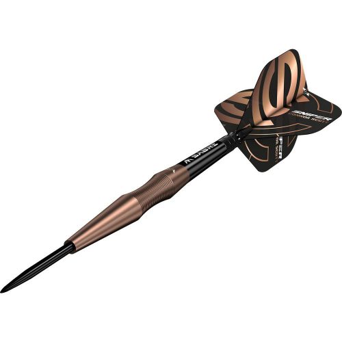 Šipky steel Mission Connor Scutt V2 Bronze PVD 22g, 90% tungsten