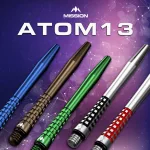 Násadky na šipky Mission Atom13 hliníkové, bronzové, střední 41mm