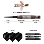 Sada soft šipek Mission Zero Bronze PVD 18g, 97,5% wolfram