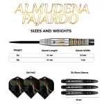 Šipky steel Mission Almudeno Fajardo Ayuso 23g, 95% wolfram