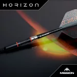 Šipky steel Mission Horizon 24g oranžovo-černé PVD 95% wolfram
