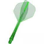Mission Force 90 Vortex průhledné zelené integrované No2 letky a dlouhé násadky