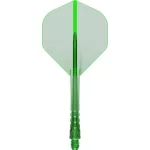 Mission Force 90 Vortex průhledné zelené integrované No2 letky a dlouhé násadky