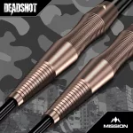 Šipky steel Mission Dead Shot 21g bronz 95% wolfram