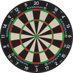 Sisalový terč Mission Samurai 4 – turnajová kvalita, bílé žiletkové drátování