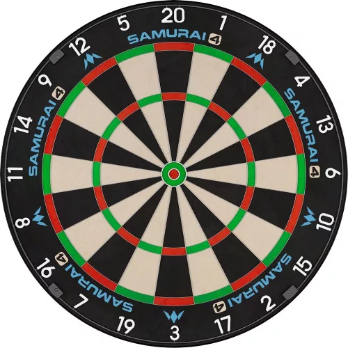 Sisalový terč Mission Samurai 4 – turnajová kvalita, bílé žiletkové drátování