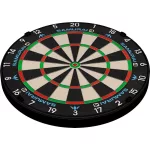 Sisalový terč Mission Samurai 4 – turnajová kvalita, bílé žiletkové drátování