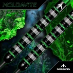 Šipky steel Mission Moldavite 23g 95% wolfram