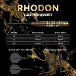 Šipky steel Mission Rhodon 21g 95% wolfram