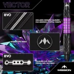 Šipky steel Mission Vector 22g 95% wolfram