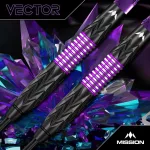 Šipky steel Mission Vector 24g 95% wolfram