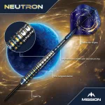 Šipky steel Mission Neutron 30g 95% wolfram