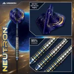 Šipky steel Mission Neutron 34g 95% wolfram