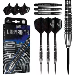 Šipky steel Mission Labyrinth 22g 90% wolfram