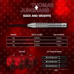Šipky steel Mission Thomas Junghans 23g 90% wolfram