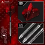 Šipky steel Mission Thomas Junghans 23g 90% wolfram