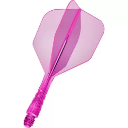   Mission Force 90 Vortex neon růžové integrované No6 letky a krátké násadky na šipky
