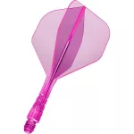 Mission Force 90 Vortex neon růžové integrované No2 letky a krátké násadky na šipky