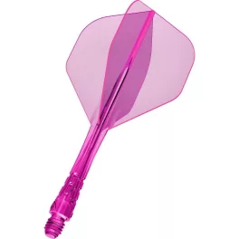   Mission Force 90 Vortex neon růžové integrované No2 letky a střední násadky na šipky