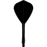 Mission Force 90 Vortex černé integrované Kite letky a dlouhé násadky na šipky