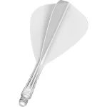 Mission Force 90 Vortex bílé integrované Kite letky a krátké násadky na šipky