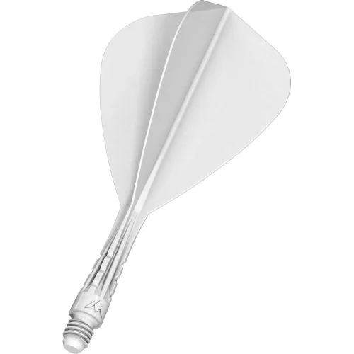 Mission Force 90 Vortex bílé integrované Kite letky a krátké násadky na šipky