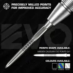 Náhradní hroty na šipky Mission Caliburn EVO GV1 26mm černé 3ks