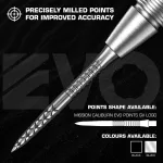 Hroty na steel šipky Mission Caliburn EVO GV-Logo 32mm černé 3ks
