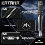 Šipky steel Mission Katana 22g 95% wolfram