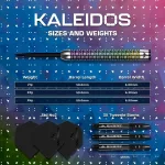 Šipky steel Mission Kaleidos 23g 95% wolfram