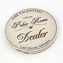 Dealer button Valentino keramický