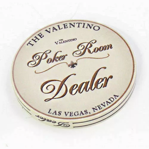 Dealer button Valentino keramický
