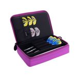 Pouzdro na šipky ONE80, D Box, fialové, černé