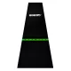 ONE80 Pryžový koberec před terč s dřevěnou hranicí hodu 62 cm, černo-zelený