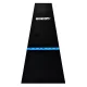 ONE80 Pryžový koberec před terč s dřevěnou hranicí hodu 62 cm, černo-modrý