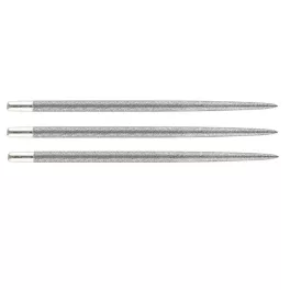  Náhradní hroty na steel šipky One80 Long Taper opískované stříbrné 55mm 3ks