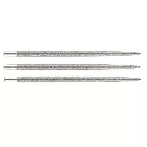 Náhradní hroty na steel šipky One80 Long Taper opískované stříbrné 55mm 3ks