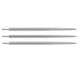 Náhradní hroty na steel šipky One80 Long Taper opískované stříbrné 55mm 3ks