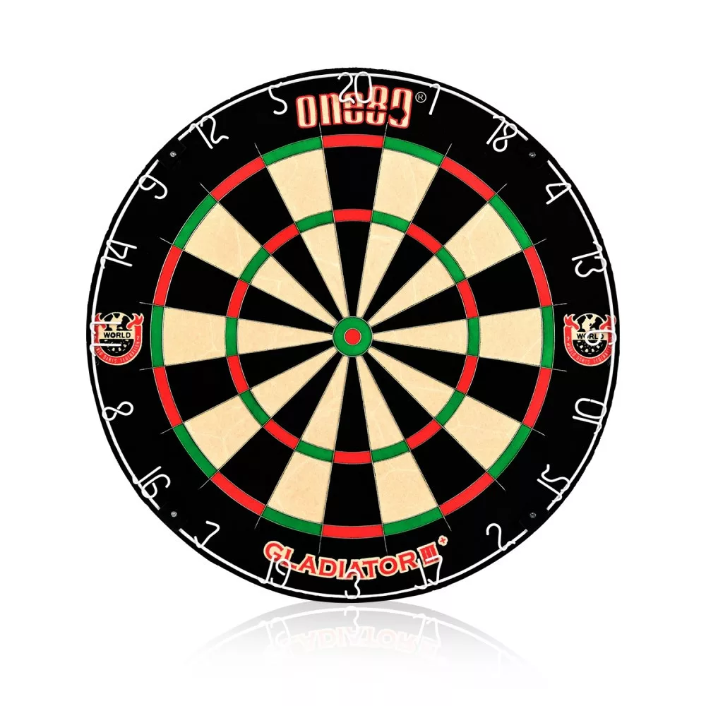 Sisalový terč ONE80 Gladiator III+, WDF edition, turnajová kvalita, oficiální terč WDF