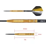 Šipky steel One80 Dave Ladley 23g, 90% wolfram