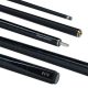 Snooker kulečníkové tágo PowerGlide Noir, dvoudílné sklovláknové, 144cm, 9,5mm