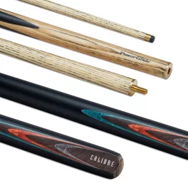   Snooker kulečníkové tágo Power Glide Calibre dvoudílné 10mm kůže