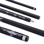 Pool kulečníkové tágo Power Glide Luxe carbon dvoudílné 13mm kůže