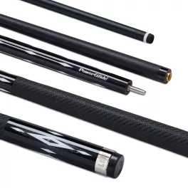   Pool kulečníkové tágo Power Glide Luxe carbon dvoudílné 13mm kůže