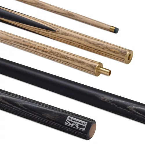 Snooker kulečníkové tágo Power Glide Exios dvoudílné 9,5mm kůže