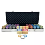 Poker set GameStar 500 ks, 13,5g žetony, hliníkový kufřík