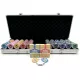 Poker set Laser design 500 ks, 11,5g očíslované žetony, hliníkový kufřík